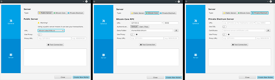 Configuración server Sparrow